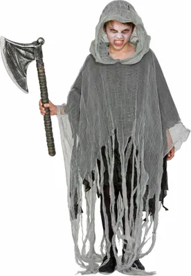 Produktbild von Geistgewand - Halloween Kostüm Kinder Junge Kindergröße: 134-140