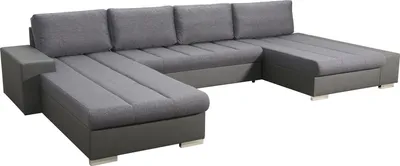 Produktbild von Sofa Couchgarnitur VERONA U Couch Sofagarnitur U Wohnlandschaft mit Schlaffunktion und Bettkasten