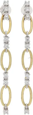 Produktbild von JuwelmaLux Ohrhänger 333 Bicolor Gold- und Weißgold mit Zirkonia JL30-06-1609