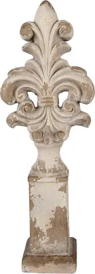 Productafbeelding van Clayre & Eef Decoratieve ornament, 23x14x65 cm, beige, keramiek
