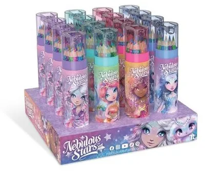 Produktbild von Nebulous Stars Buntstifte Set - Kreatives Malset mit Spitzer