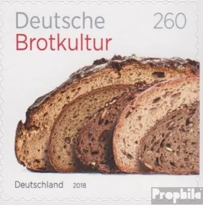 Produktbild von Briefmarken BRD (BR.Deutschland) 2018 Mi 3390 (kompl.Ausg.) selbstklebende Ausgabe gestempelt Deutsche Brotkultur