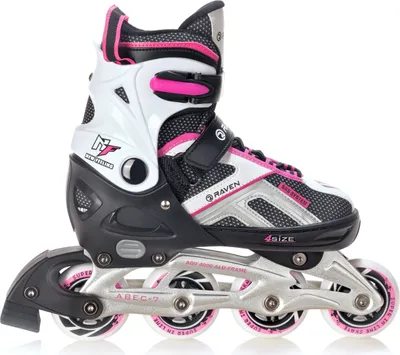 Immagine prodotto di Raven Inliner Pulse, pattini a rotelle neri/rosa, taglia regolabile 37-40