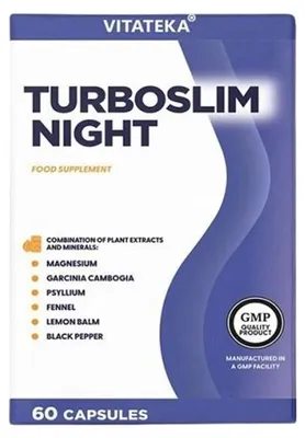Obrázek produktu pro Turboslim Night - 60 kapslí - Vitateka