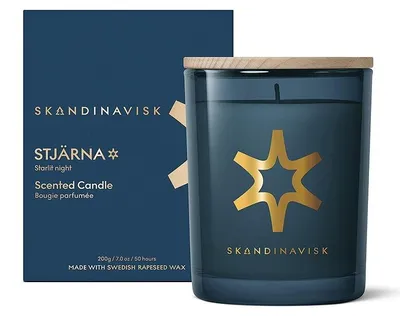 Produktbild von SKANDINAVISK STJÄRNA Duftkerze 200g – Sternenduft