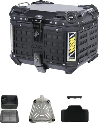 Produktbild von Motorrad-Heckbox, Aluminiumlegierung, wasserdichtes Design, rüstung-45L