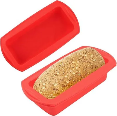 Produktbild von Famanu Brotbakform Set von 2 flexiblen Silikonformen - antihaftbeschichtet