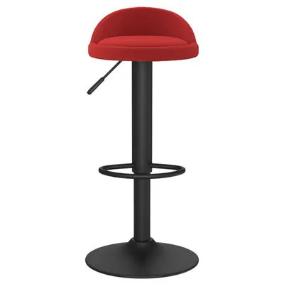 Produktbild von "im Sonderangebot"1 Pcs Barhocker - CLORIS - Barstuhl - Optimal Komfort, Weinrot Samt  - 36 x 38 x (72-94) cm - DEMöbel4461289