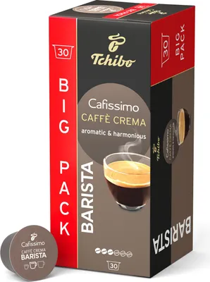 Produktbild von Tchibo Cafissimo Barista Caffè Crema Kaffeekapseln, 30 Stück (Caffè Crema, aromatisch und harmonisch)