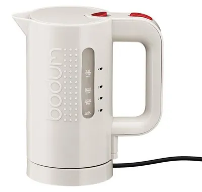 Obrázok produktu pre Rýchlovarná kanvica Bodum Bistro, 0,5 l, 700 W, kompaktné rozmery, biela