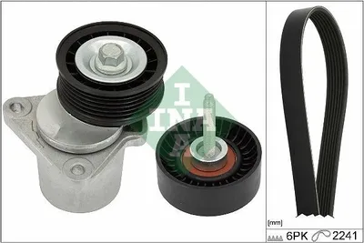 Produktbild von INA 529 0387 10 Keilrippenriemensatz für FORD S-MAX (WA6)
