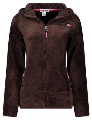 Produktbild von Geographical Norway Damen UPALOOD Fleecejacke Braun Größe S WZ4176F/GN-BROWN