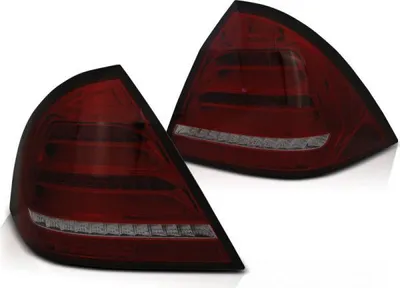 Produktbild von Voll LED Lightbar Rückleuchten passend für Mercedes C-Klasse W203 Limo 04-07 Rot/Smoke