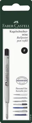 Produktbild von Faber Castell Kugelschreibermine F schwarz Blister