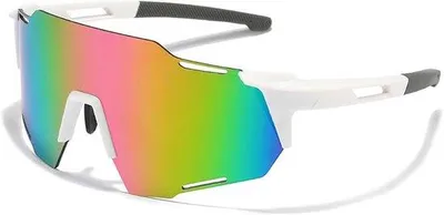 Produktbild von Gepolarisierte Fahrradsportbrille, UV-Schutz 400, unisex, winddicht, anti-Condens, für Radfahren, Auto fahren, Golfen und Skifahren.