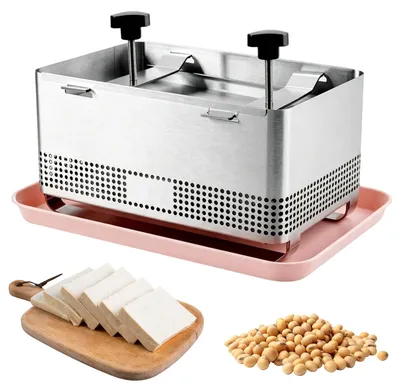 Tofupresse aus Edelstahl 304 – für festen Tofu, Paneer & Käse