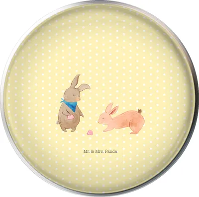Produktbild von Mr. & Mrs. Panda abfluss stöpsel Hasen Muschel - Gelb Pastell - Geschenk, Waschbecken Ablaufstopfen, Meer, Ablaufgarnitur, waschbeckenstöpsel, Urlaub, Ferien, Verschluss