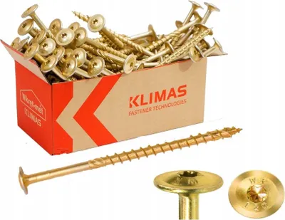 Obrázok produktu pre Stolárske skrutky TORX Klimas WKCP 6x100 100 ks