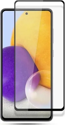A screen protector is shown on top of a smartphone screen.