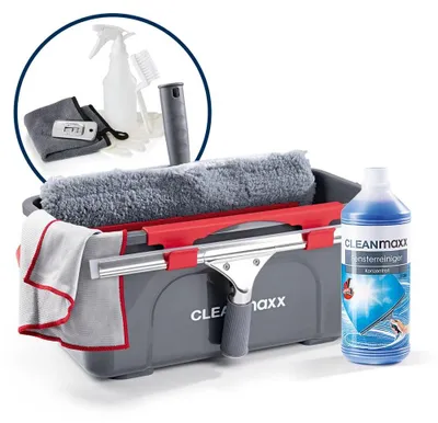 Obrázek produktu pro CLEANmaxx Sada na čištění oken Professional, 13 dílů – snadno čistá okna