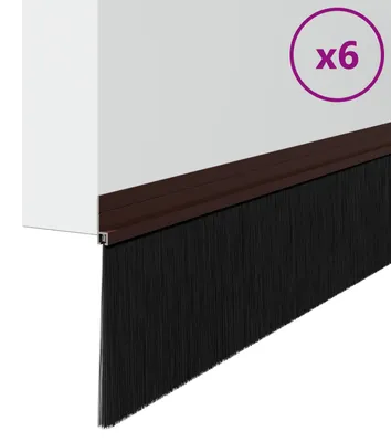 Obrázok produktu pre vidaXL Samolepiace tesnenia dverí 6 ks hnedé 100 cm