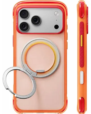 Zdjęcie produktu dla Etui MagSafe do telefonu Apple iPhone 18 Pro / 17 Pro, marki Torras, model O3 Air Core, kolor pomarańczowy