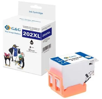 Immagine prodotto di G&G | Ninestar XL-Druckerpatrone kompatibel mit Epson 202XL BK - Kompatibel