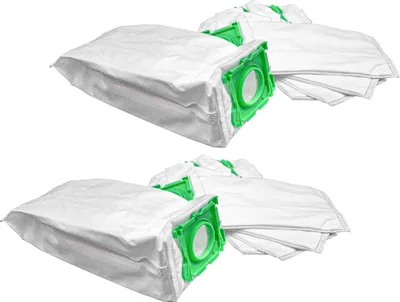 Produktbild von vhbw 10x Staubbeutel Ersatz für Sebo 6629ER, 6629 AM, 6629 für Staubsauger - 32cm x 15cm Weiß