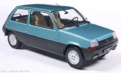 Image de Whitebox 124271 Renault 5 GTL 1985 bleu métallisé, échelle 1:24