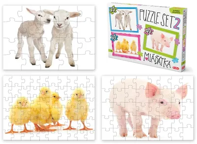 Obrázek produktu pro Puzzle SET 2 - Mláďata