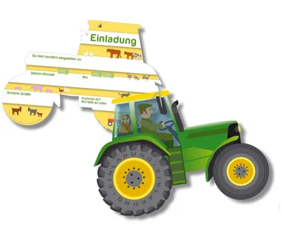Produktbild von Trecker Einladungskarten ( 6 )