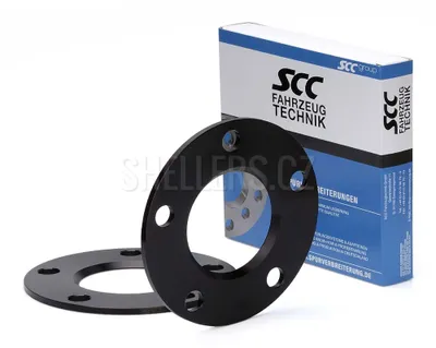 Produktbild von SCC Spurverbreiterungen Spurplatten 2x5mm 10227W für BMW 5 X5 X6 Distanzscheiben