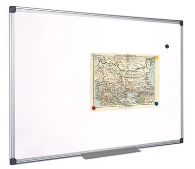 Obrázok produktu pre Biela tabuľa, magnetická, 45x60 cm, hliníkový rám, VICTORIA VISUAL