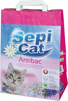 Image de Litière Chat Sepicat Parfumée + Antibactérien 8l - Sepicat