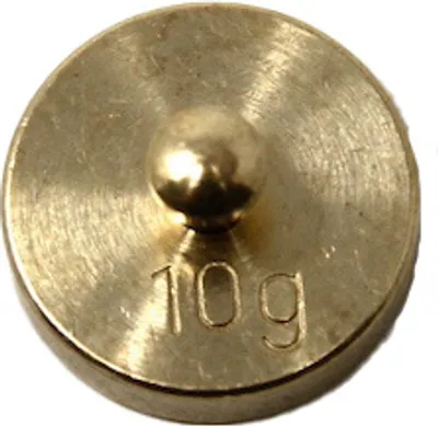 Produktbild von Wissner® aktiv lernen Lernspielzeug Gewicht 10 g Messing/Gusseisen, als Ergänzung oder Ersatz Gewichtssätze