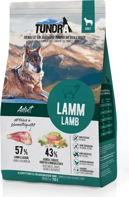 Image de Tundra DOG croquettes d'agneau 750g