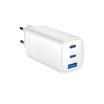 Obrázok produktu pre Gembird TA-UC-PDQC65-01-W, Vnútorný, AC, 20 V, 3,25 A, Biela