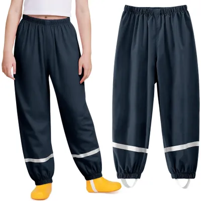Produktbild von Regenhose für Kinder – Wasserdicht und atmungsaktiv – Marineblau