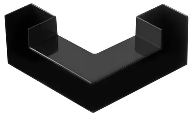 Garnelenhöhle Aquarium Dekoration, Versteck, 12,5x5,5x3,5 cm, Schwarz