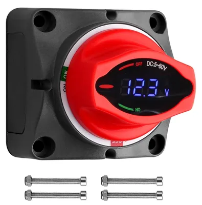 Productafbeelding van Batterijscheidingsschakelaar 12V met LED, 250A, 5-60V