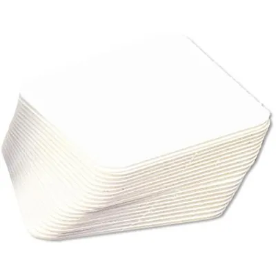 Produktbild von Bierfilze blanko 9,3x9,3cm VE=100 Stück weiß