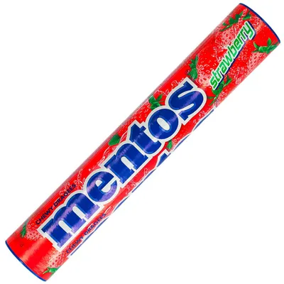 Produktbild von mentos Jumbo-Rolle Strawberry 8x37g