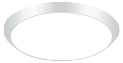 Image de ZMH Plafonnier LED blanc avec détecteur de mouvement plafonnier 15W blanc neutre éclairage de couloir 30cm pour salle de bain garage atelier