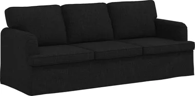 Obrázok produktu pre vidaXL Pohovka čierna 201 x 80 x 85 cm látková