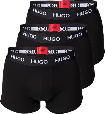 Produktbild von HUGO Dreier-Pack Trunk Stretch-Baumwolle S Schwarz