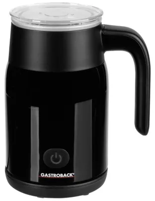 Milchaufschäumer, schwarz, 500 W, 350 ml, magnetisch