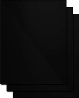 A stack of black baking mats.