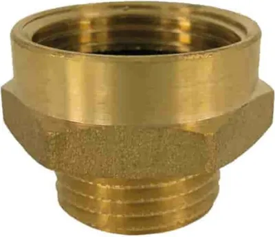 Produktbild von Messing Fitting, Doppelnippel, 1/2" AG x 3/4" IG, Gewindefitting