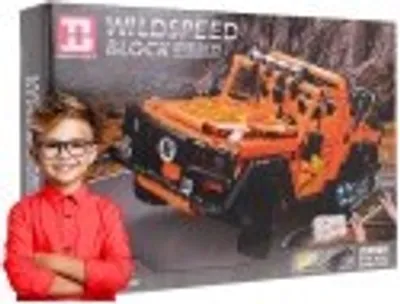 Produktbild von Oranges ferngesteuertes Offroad-Auto-Bauset aus 790 Teilen.