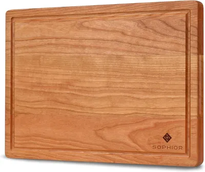 Productafbeelding van Houten snijplank 35x25 cm, kersenhout, voor keuken